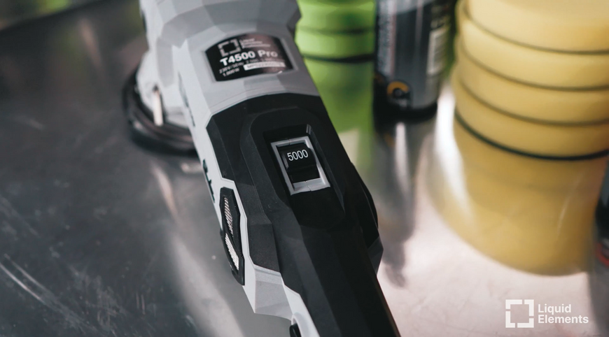 Машинка полірувальна ексцентрикова Liquid Elements T4500 Pro - хід 15мм 214940 MP_T4500 фото