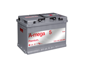 Аккумулятор A-MEGA Premium Euro 75 Азе НФ-00033697 фото
