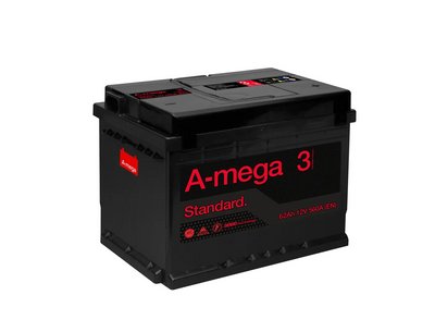 Акумулятор A-MEGA Standart 62 Азе 205429 205429 фото