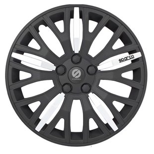 Колпаки для дисков SPARCO LEGGERA R13 Черный/Серебренный 170826 SPC1351L фото