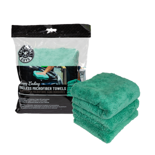 Полотенце из микрофибры Happy Ending Green 40х40см Chemical Guys 1шт 207356 MIC346 фото