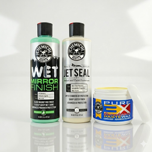 Набір Американський пиріг: Wet Mirror Finish + JetSeal + Pure 3X Hardcore Paste Wax CG-MIRROR-SET фото