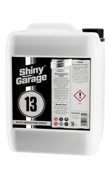 Обезжириватель Shiny Garage Scan Inspection Spray 5л 206036 13 фото