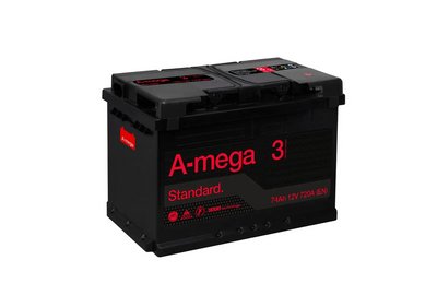 Акумулятор A-MEGA Standart 74 Азе 180769 180769 фото