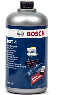 Гальмова рідина BOSCH DOT-4 1л 148687 1987479107 фото