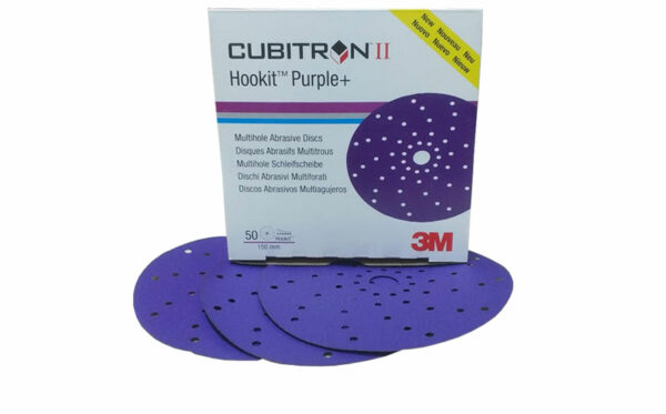 Диск абразивный 3M Hookit 737U Purple+ Cubitron II d150 P400 211703 51428 фото