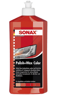 Поліроль з воском для червоного і жовтого автомобіля SONAX NanoPro 500мл 152161 296400 фото