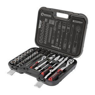 Набір інструментів 1/2 "& 1/4", 73ед., Cr-V INTERTOOL ET-8073 205622 ET-8073 фото