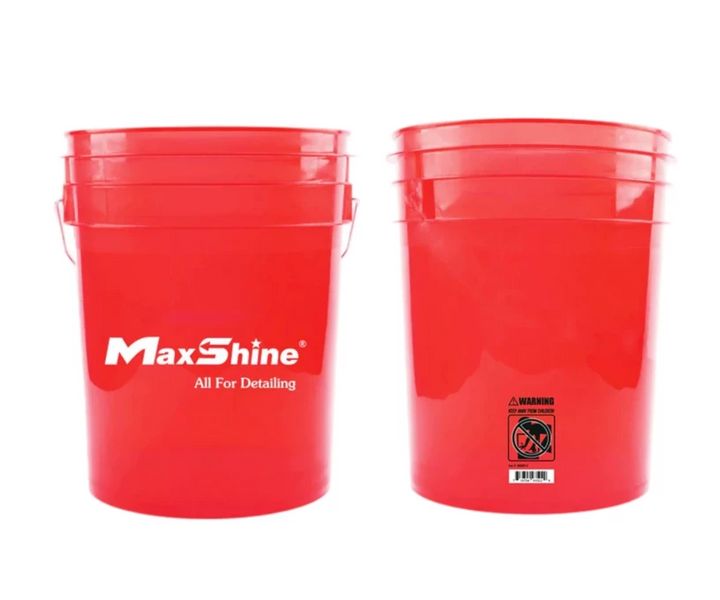 Відро червоне MaxShine Detailing Bucket 20л 213147 MSB002-R фото