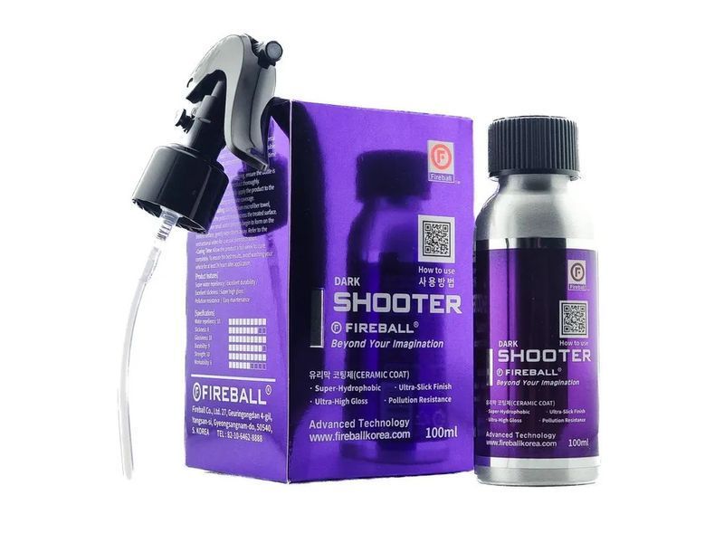 Нанокерамічне покриття для темних авто Shooter FIREBALL DARK 100мл FRB-COAT-SHD100 фото